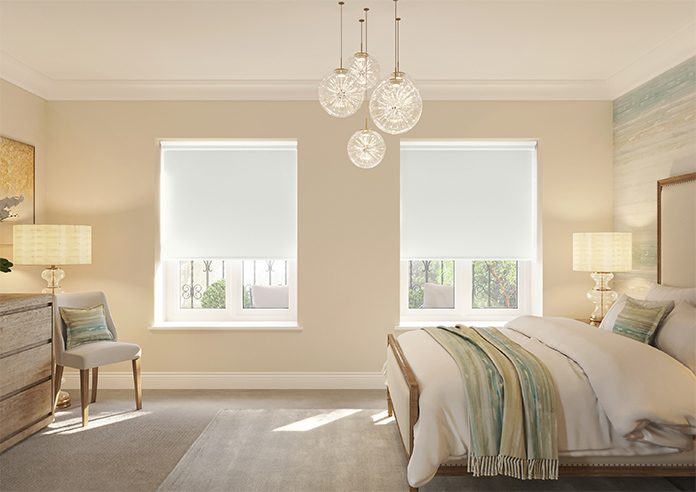 Palermo (Blackout), White - Twist&Fit Roller Blind - Image 8